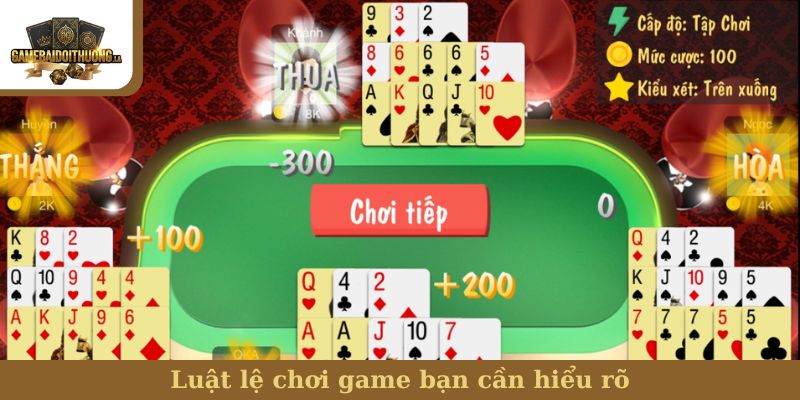 Bài Mậu Binh Luật lệ chơi game bạn cần hiểu rõ